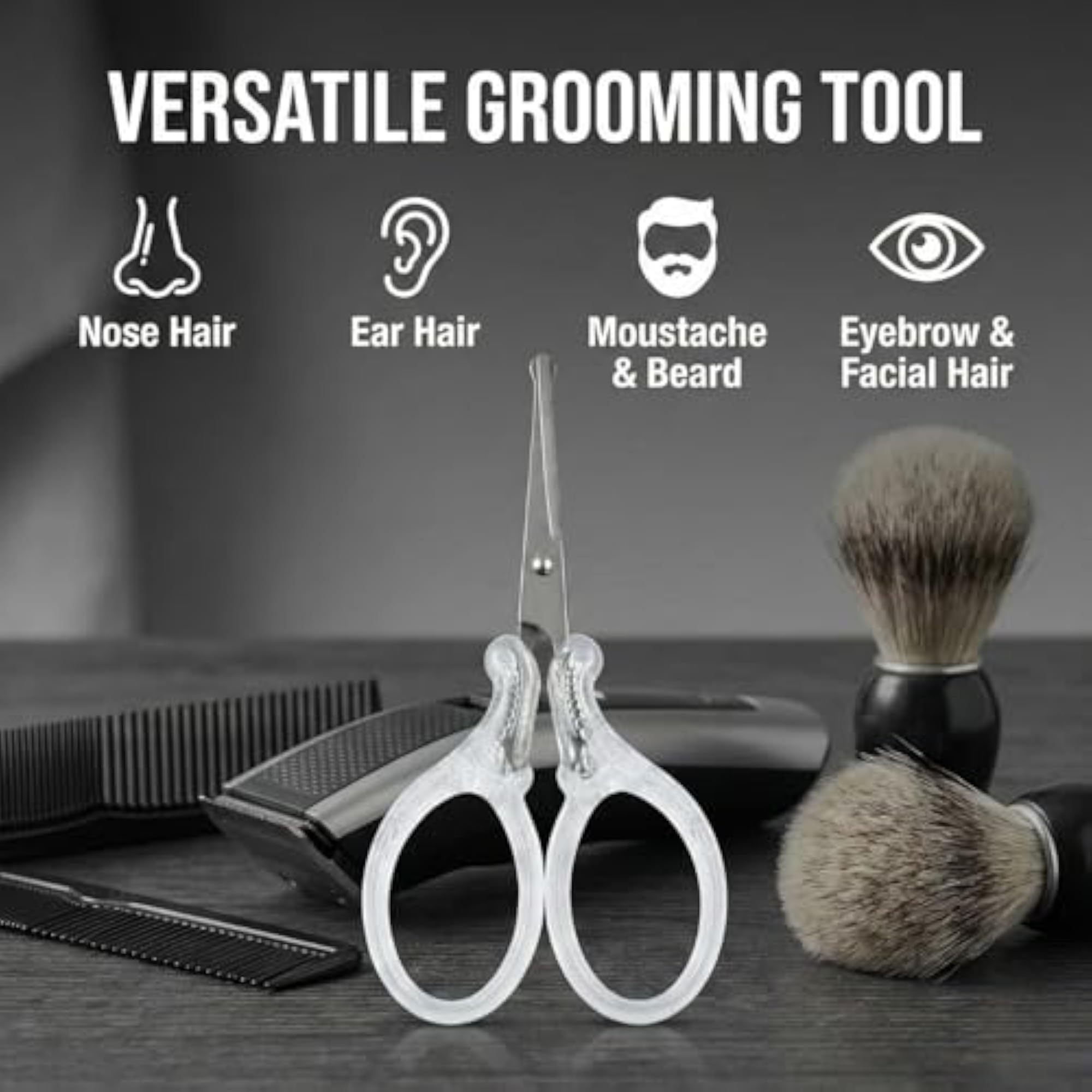 Beauty Grooming Scissors for Eyebrows, Nose Hair